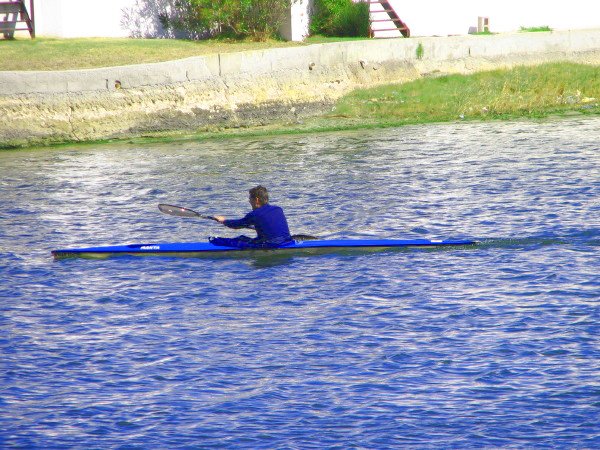 Canoeing on the Milnerton Lagoon